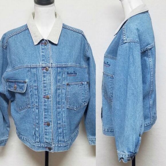 UNIONBAY Jackets & Blazers - VINTAGE Union Bay Corduroy Oversized Denim Jacket